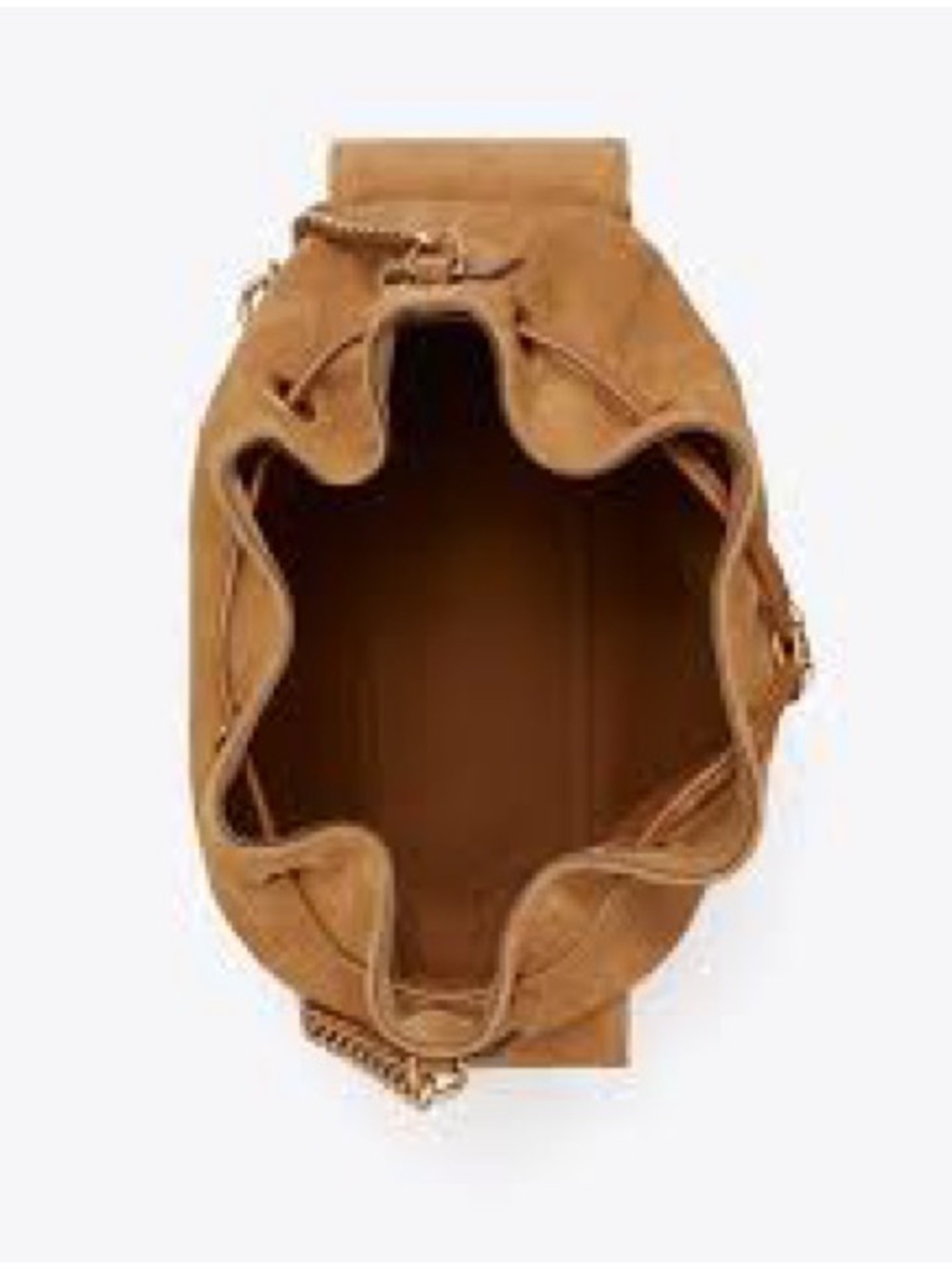 CHARLIE QUILTED SUEDE DRAWSTRING SHOULDER BAG - Picture 3 of 6